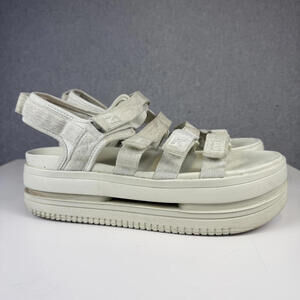 Women's Nike Icon Classic SE NA Platform Sandals FJ2596-002 Sea Glass Size 11